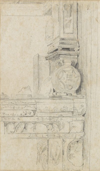 Tiled Stove by Albert Anker